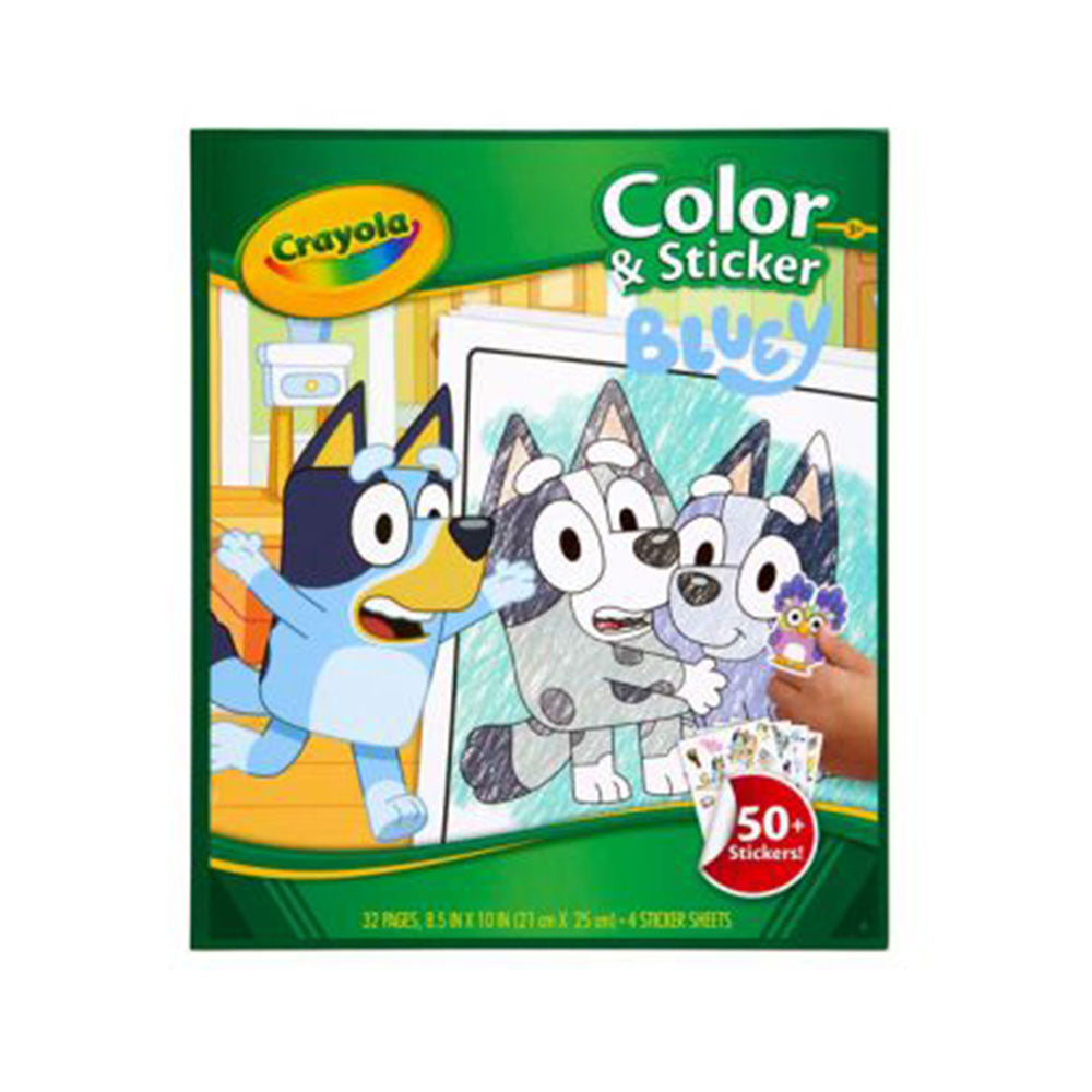 Crayola Bluey Color and Sticker Book