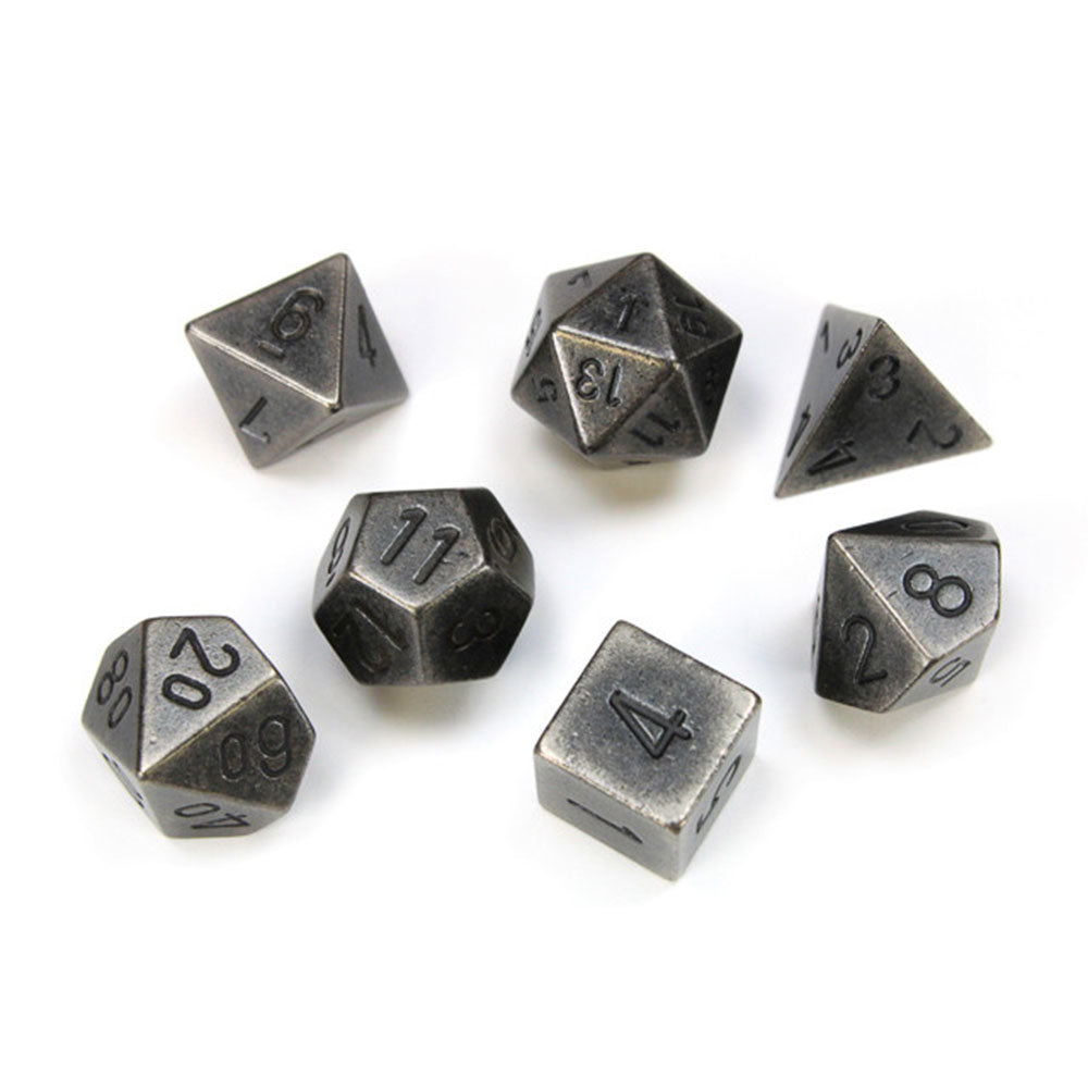 Metal Chessex Polyedral 7-Die Set