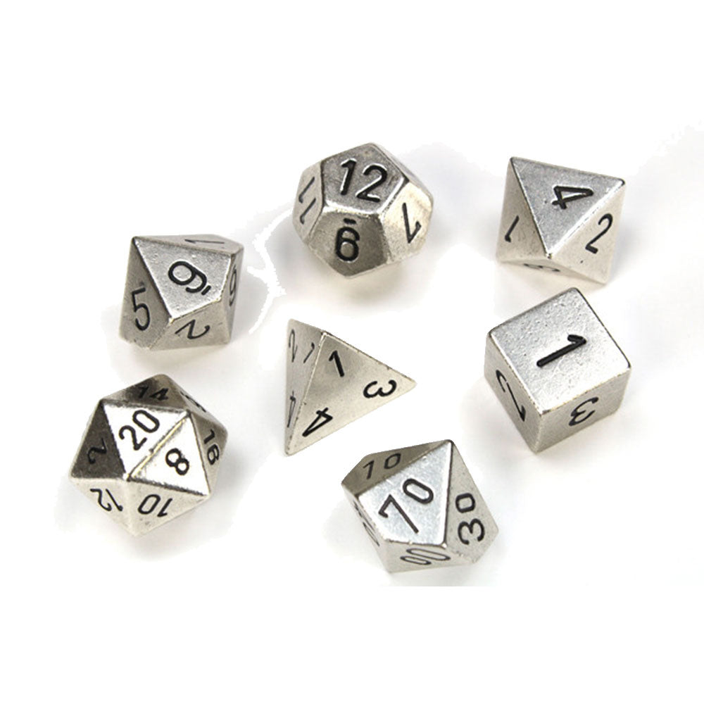 Metal Chessex Polyhedral 7-Die