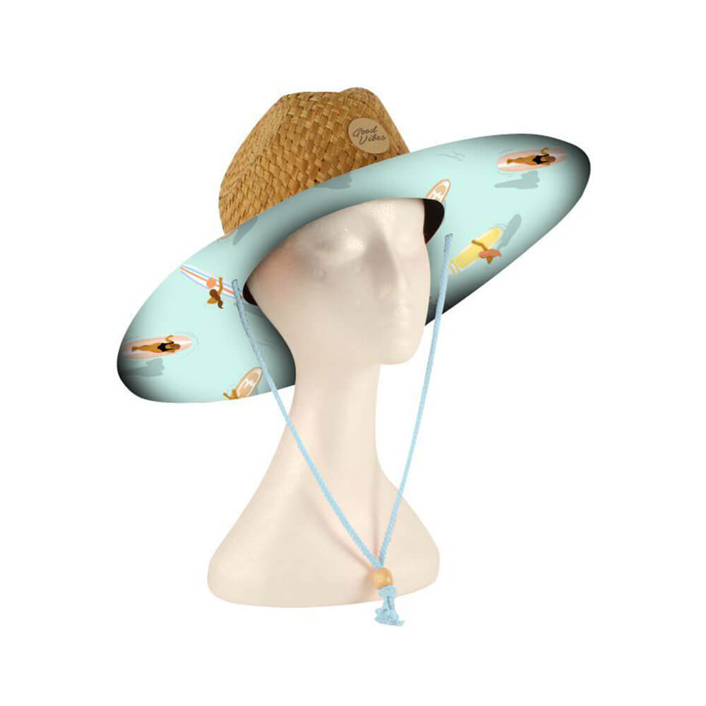 Trykt Surfer Beach Hat (44.5x42.5x39cm)