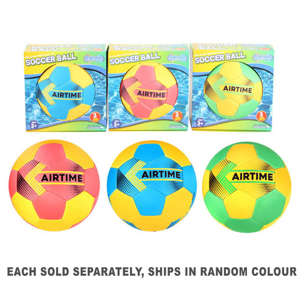 Airtime 3 Asst Neoprene Ball in Colour Box 20cm