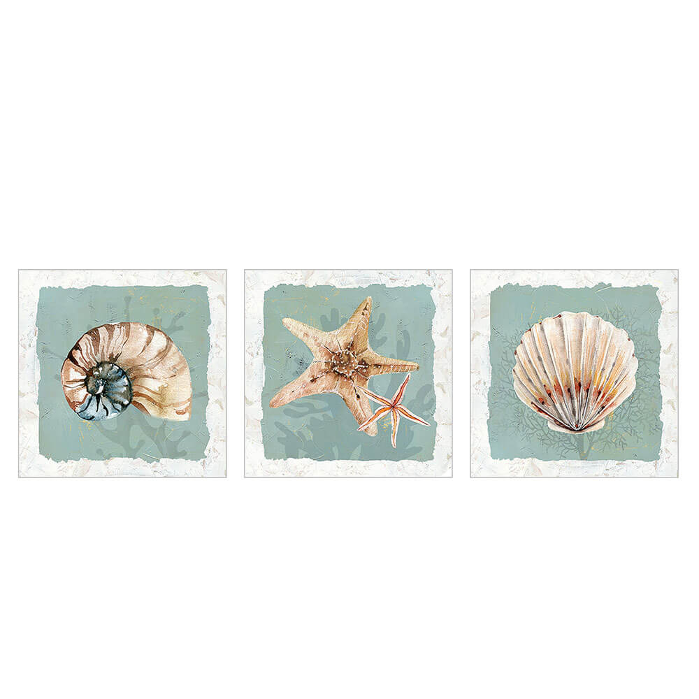 Hervey Canvas Prints Set of 3 (60x60x3.5cm)