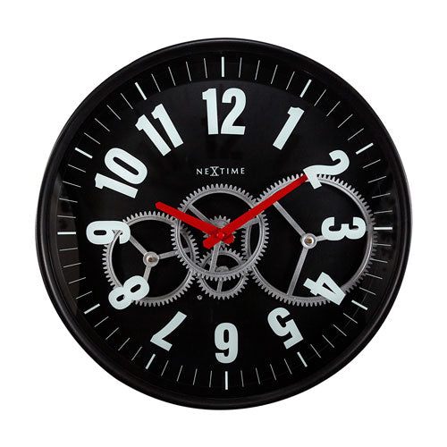 NeXtime Modern Gear Wall Clock 36cm