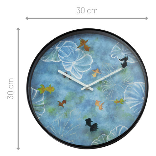 NeXtime Pond Wall Clock 30cm (Blue)