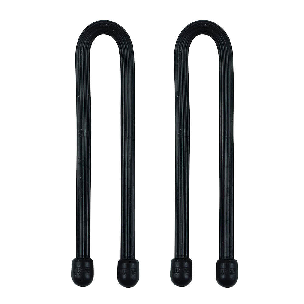 Cravatta per ingranaggio twist in gomma riutilizzabile 6 "(2pk)