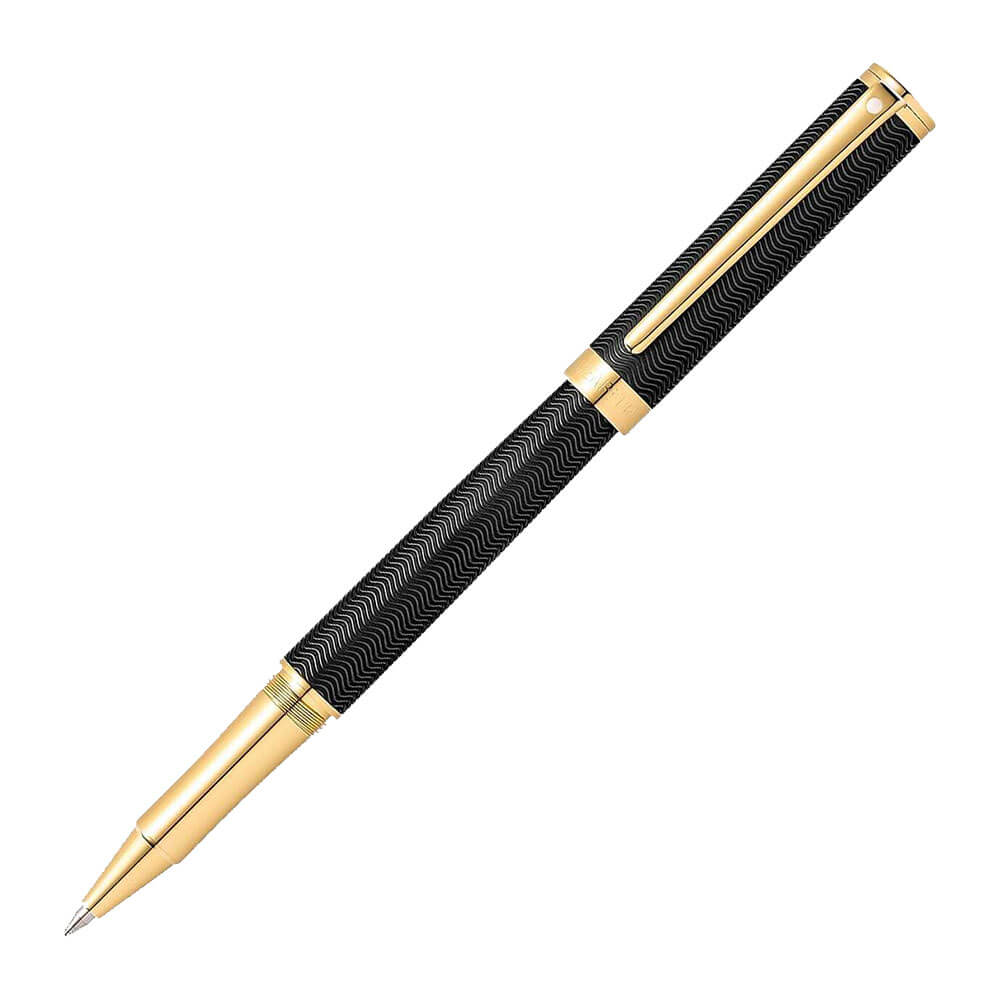 Intensity Engraved Rollerball Pen w/ Black Trim