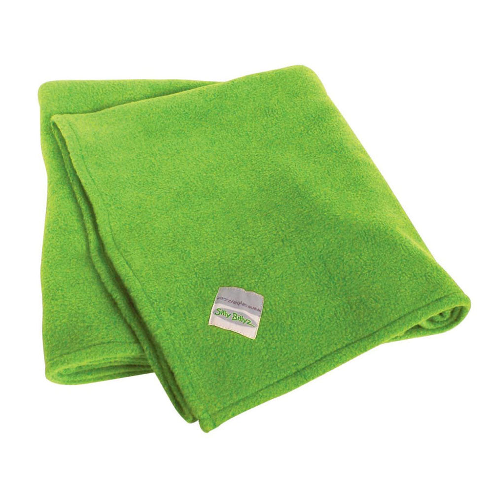 Silly Billyz Fleece Cotton Blanket (Lime)