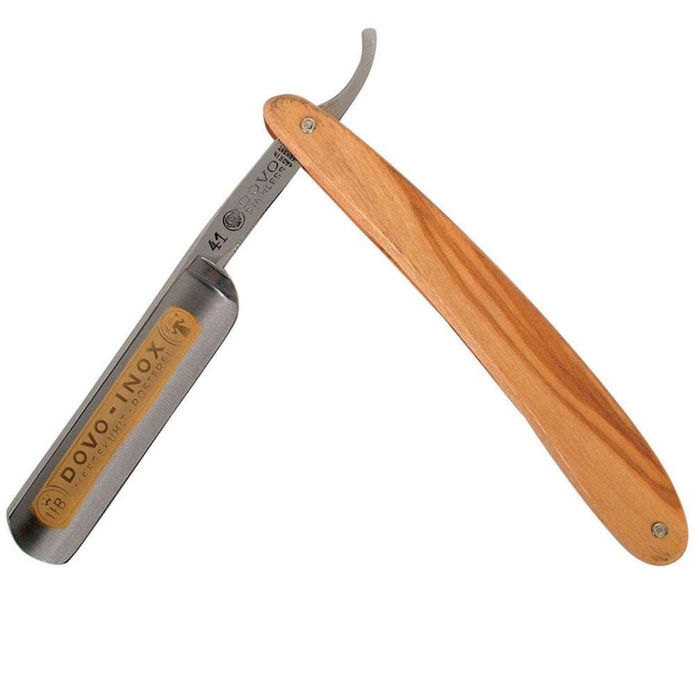 Razor dritto Dovo con manico in legno 1,58 cm