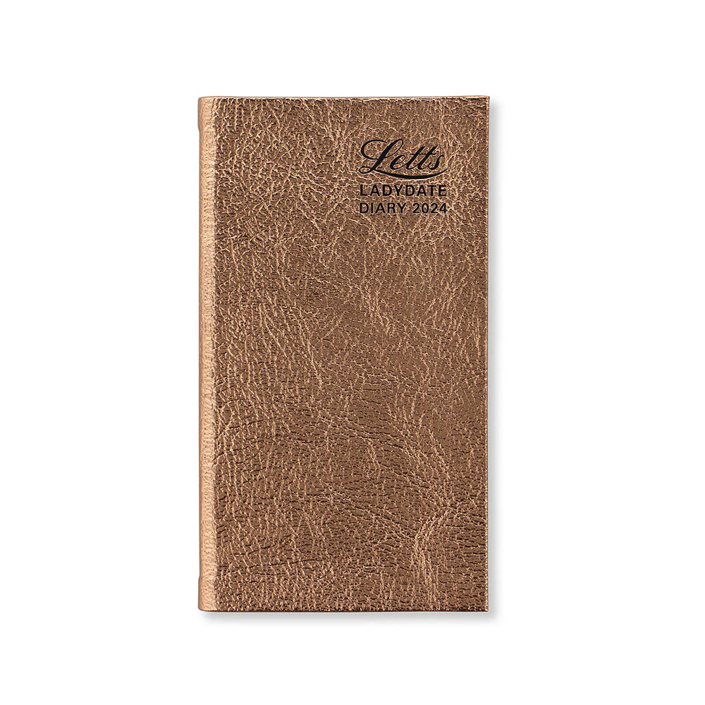 Letts 2024 Ladydate Pocket WTV Diary (rosa oro)