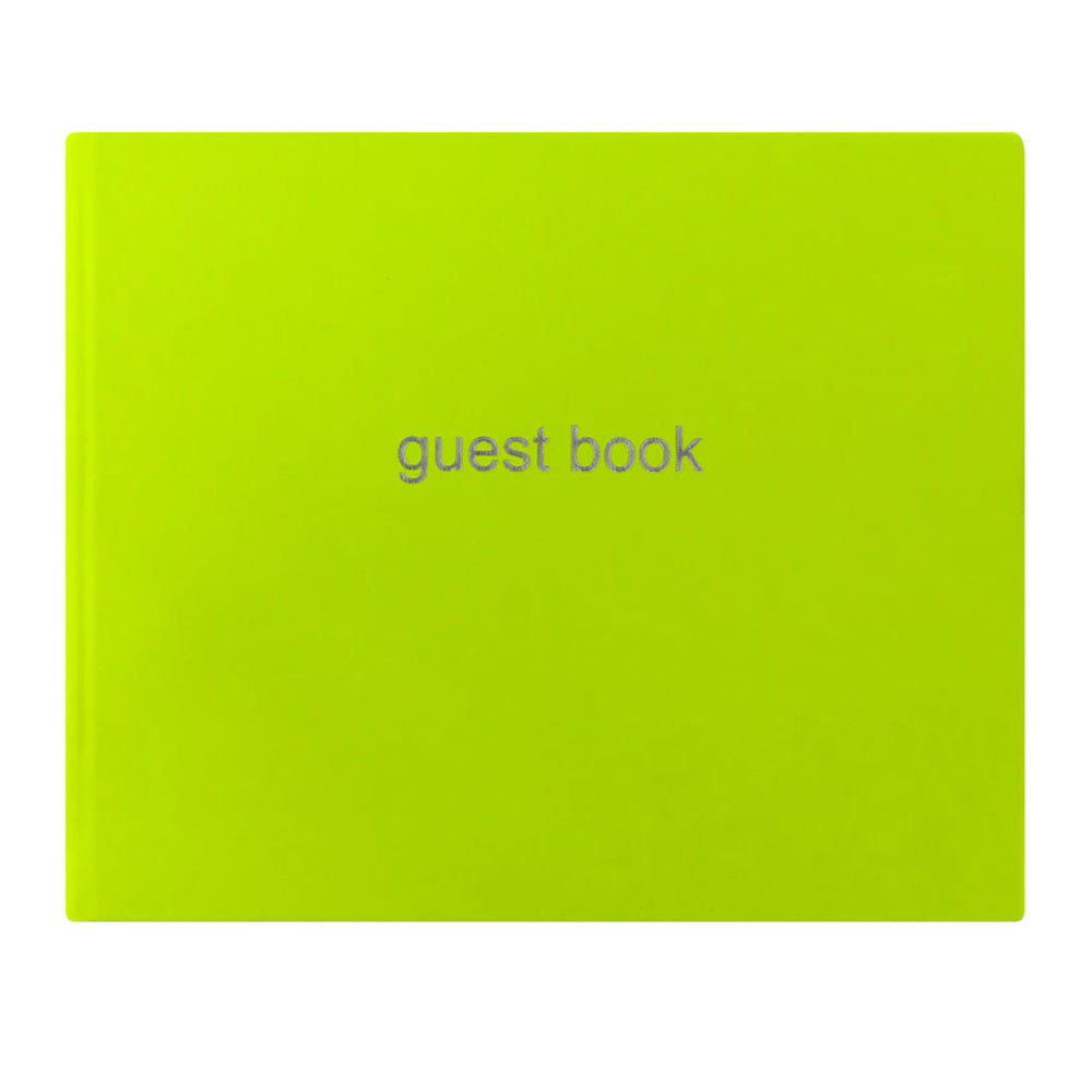 Letts Dazzle Quarto Fined Landscape Guest Book