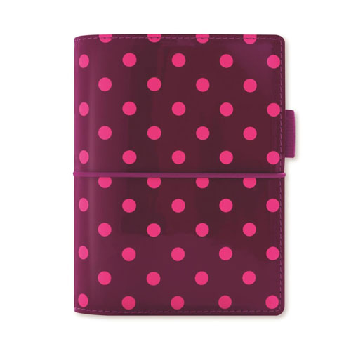 Filofax Domino Spots Patent Pocket Organiser