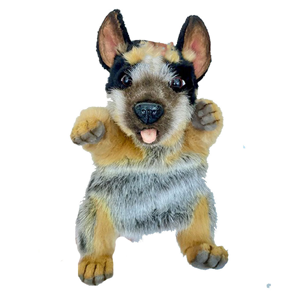 Heeler Puppy Puppet (Blue)