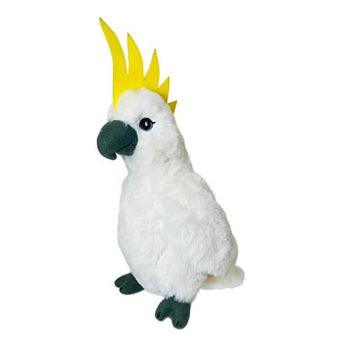 Eco Buddies Cockatoo Plexush Toy 25cm