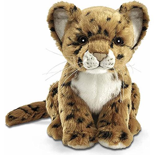 Jaguar Cub Plush Toy 17cm (Brown)