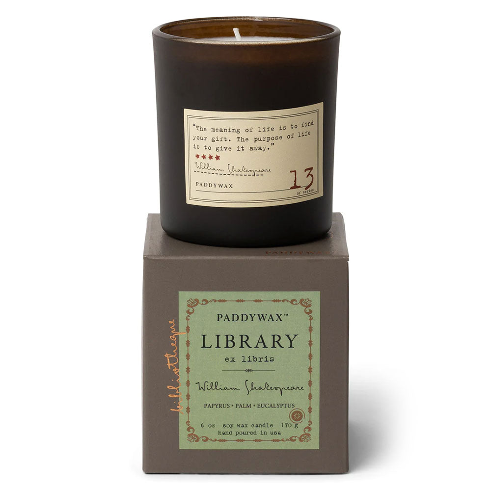 Paddywax Library Boxed Candle 6oz