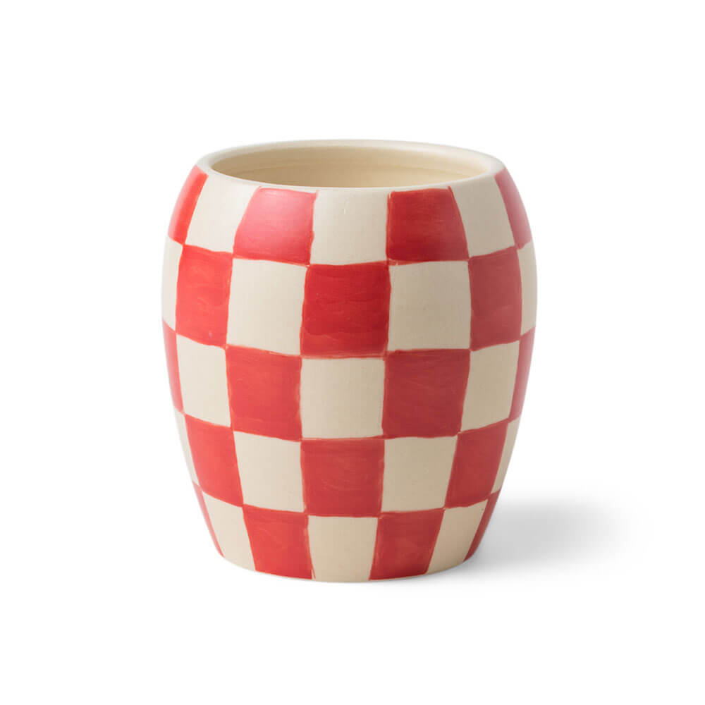 Navire en porcelaine à carreaux Checkmate 11oz