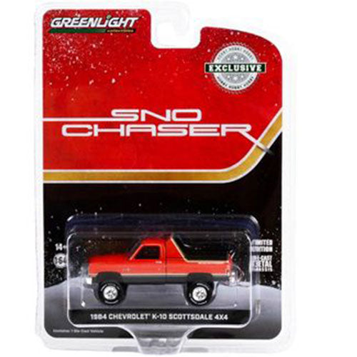 Sno Chaser Chev K-10 Scottsdale 1:64 Model Car (Set of 6)