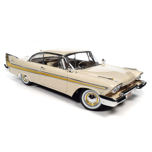 1957 Plymouth Fury 1:18 Model Car (Beige)