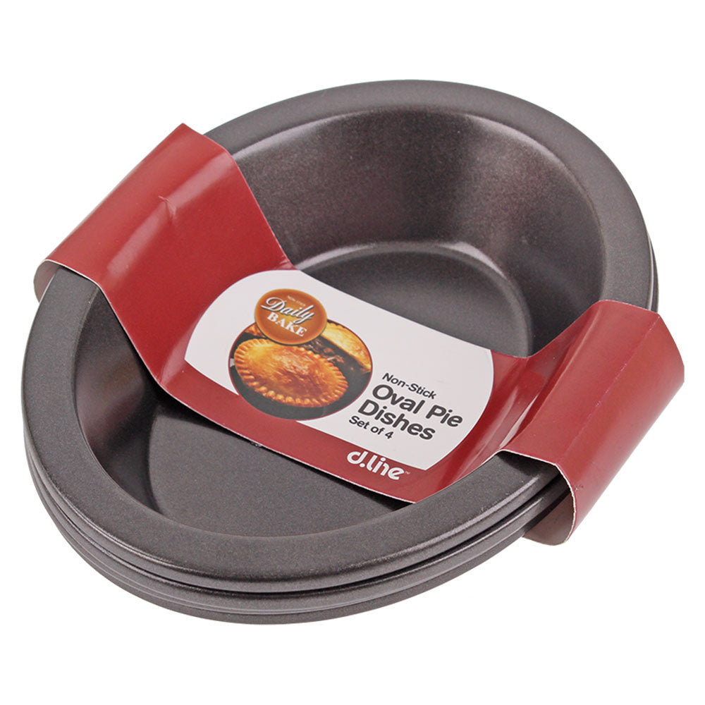 Daglig baka non-stick oval pajrätt (14x10 cm)