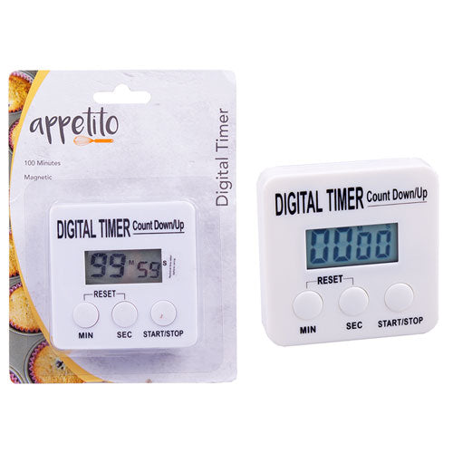 Appetito 100 Minutes Digital Timer (White)