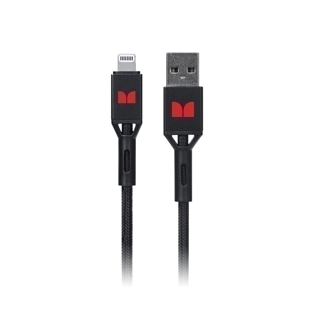 Monster Lightning a USB-A Cable trenzado 1.2m