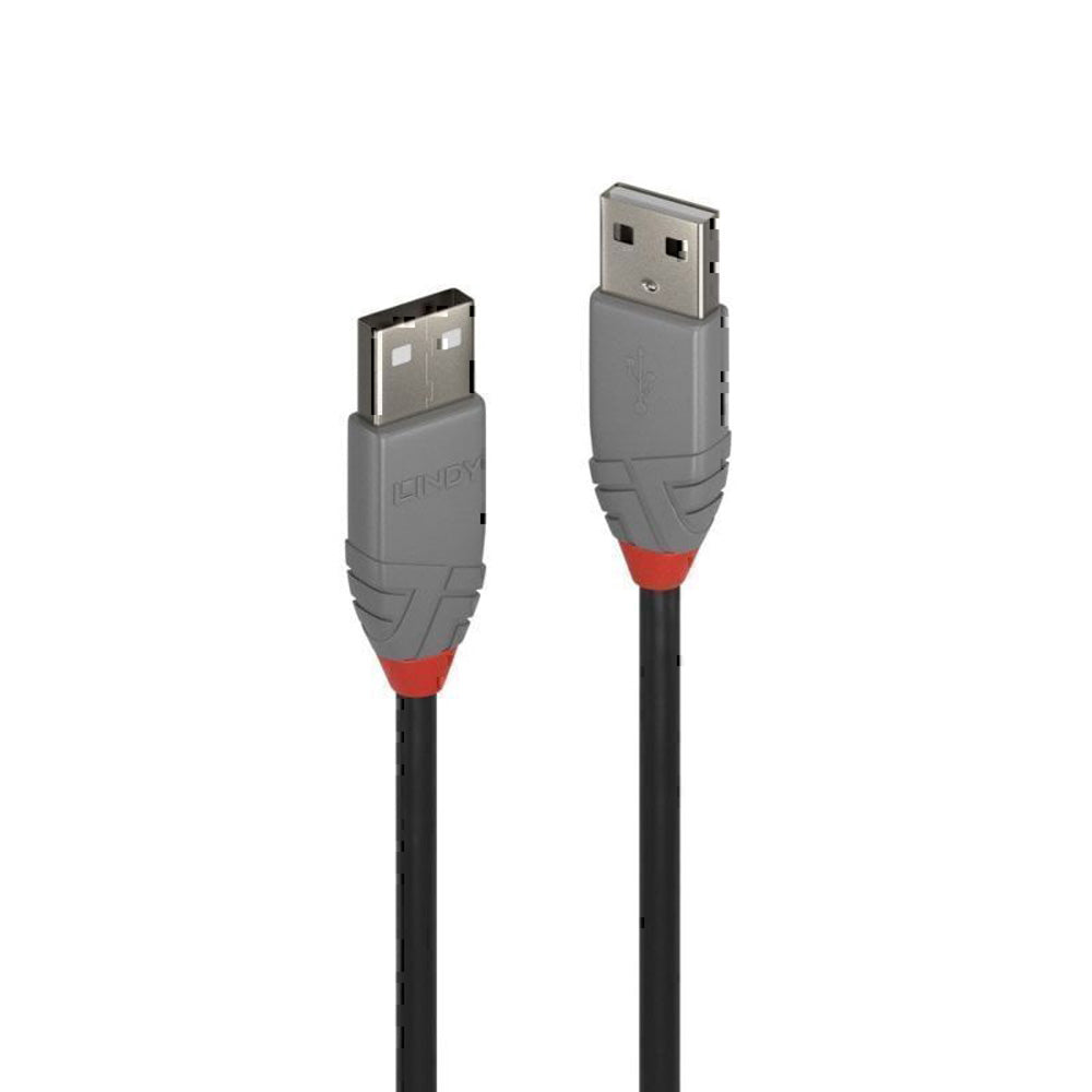 Lindy USB-A 2.0 kabel Anthra-lijn