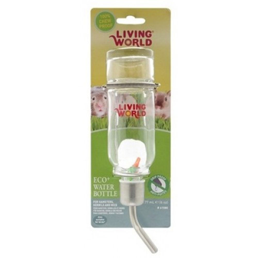 Living World Eco plus Bouteille d'animaux de compagnie à eau en verre