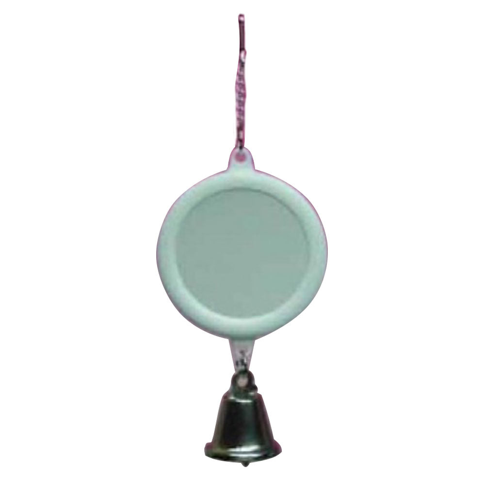 Elite Pet Round Mirror med Bell Bird Toy