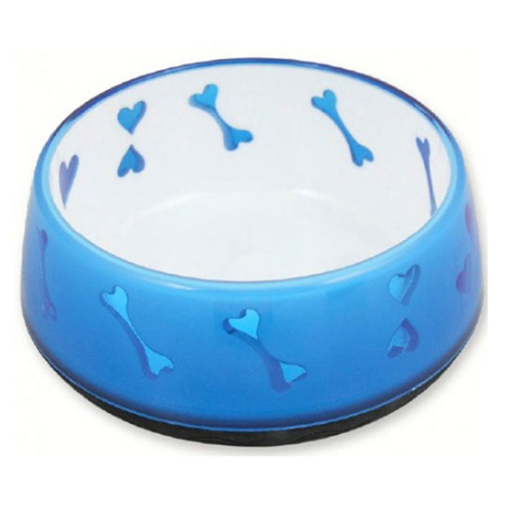 Pawise Lifestyle Dog Love Bowl (bleu)