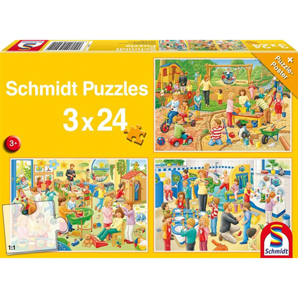 Schmidt Jigsaw Puzzle 3x24pcs