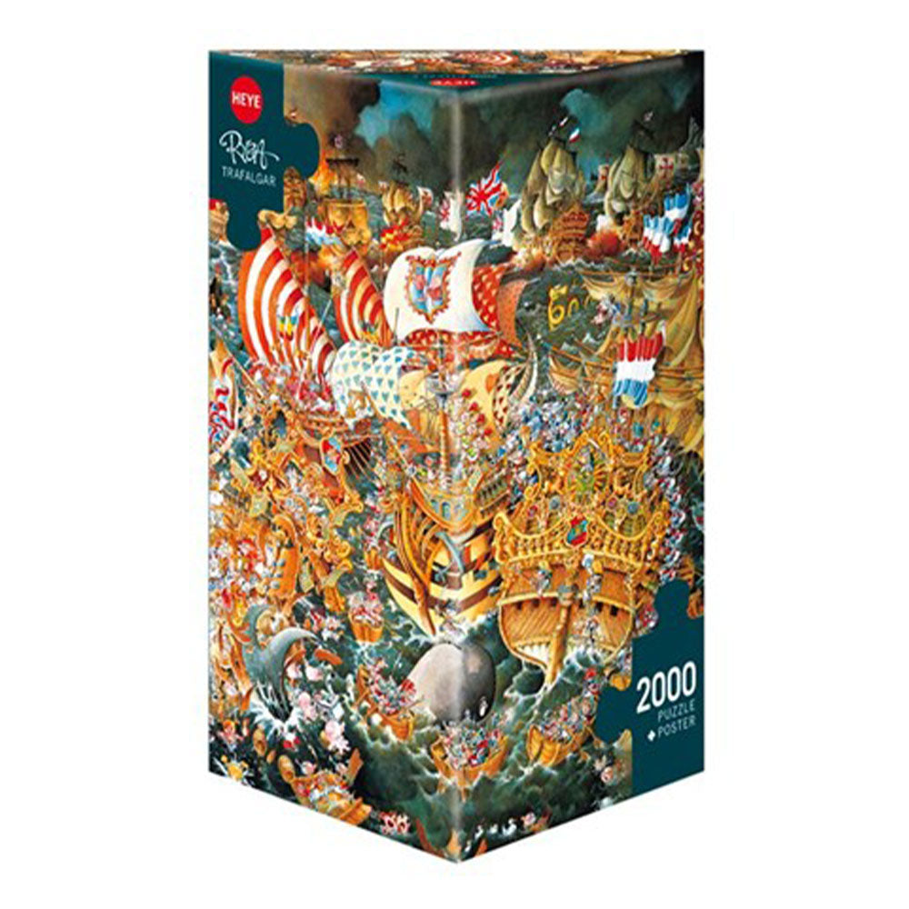 Heye driehoekige puzzel puzzel 2000pcs