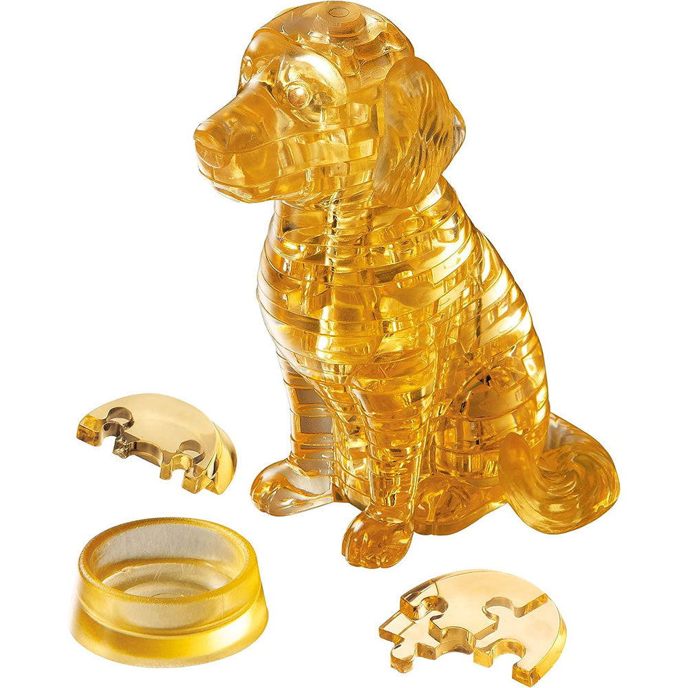 3D Crystal Puzzle Golden Retriever