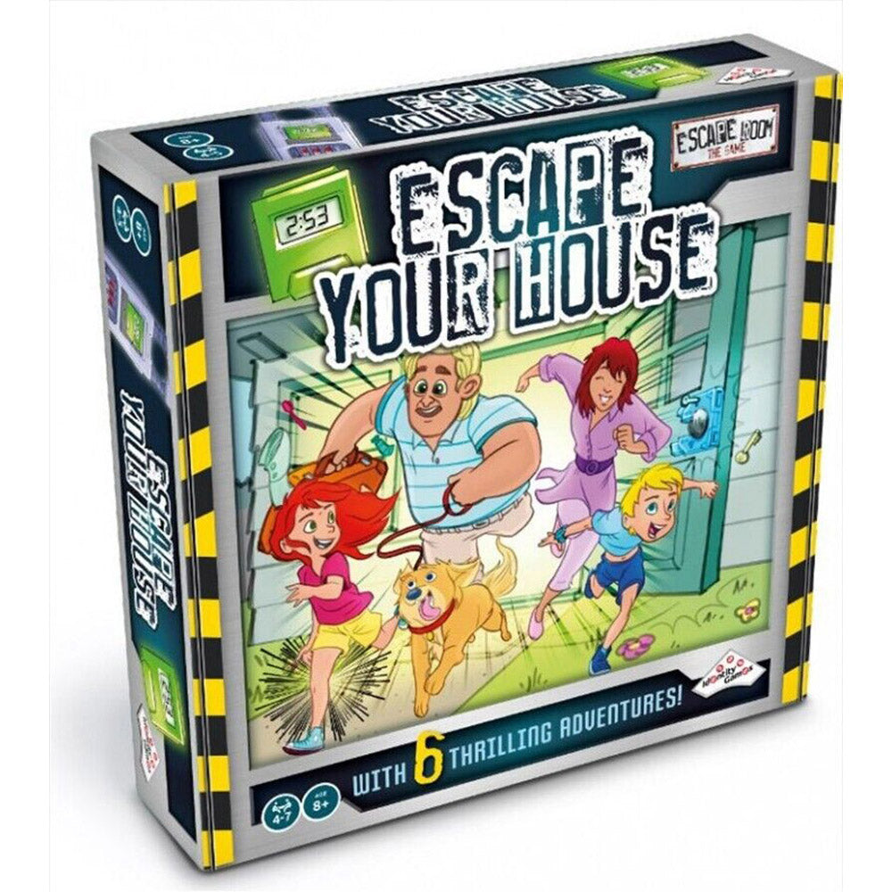 Escape from your House Spy Team Puzzle Card Game