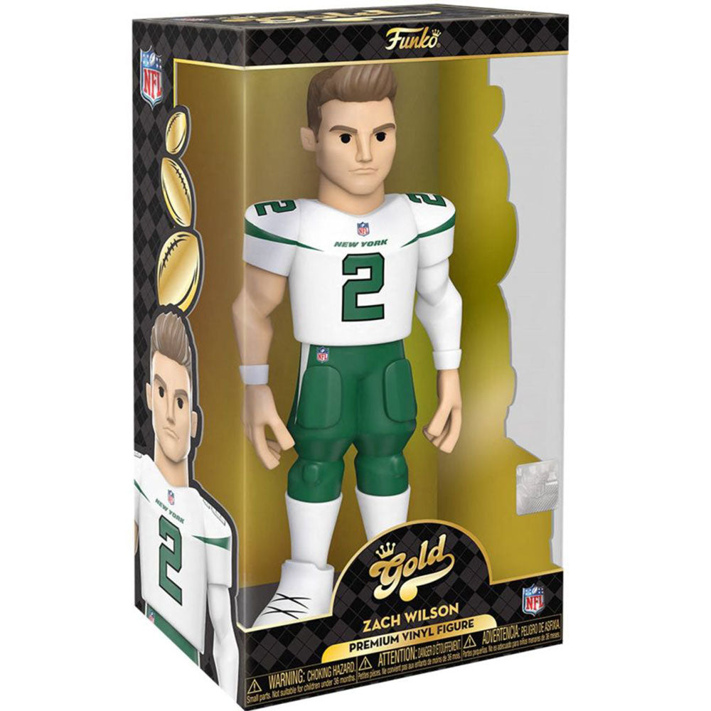 NFL: NY Jets Zach Wilson Vinyl Gold Chase Stathips 1 w 6