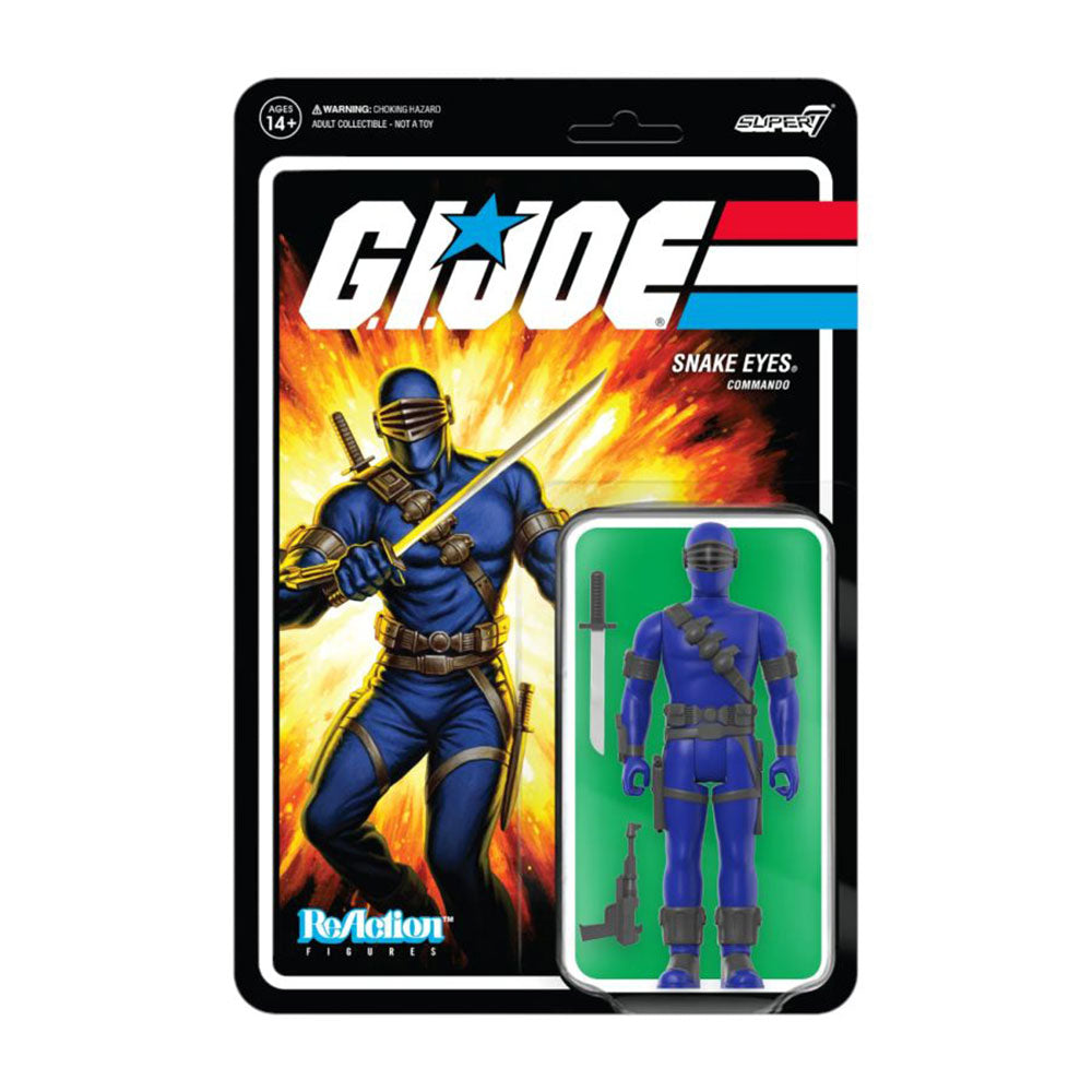 G.I. Joe Snake Eyes Cartoon V2 ReAction 3.75" Figure