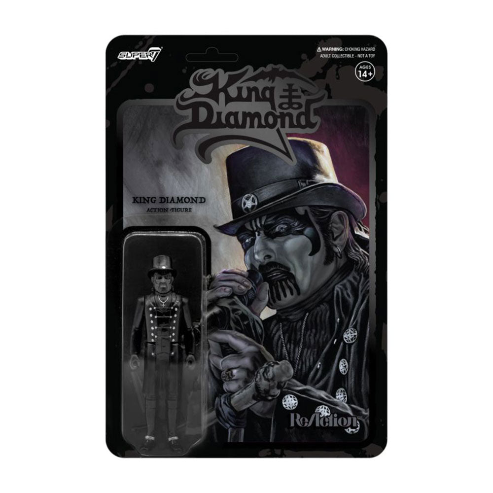 King Diamond Top Hat None More Black Series ReAction 3.75"