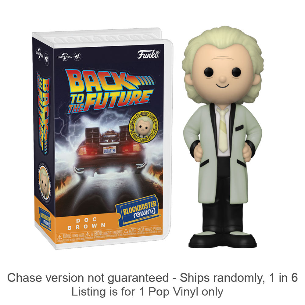 Back to the Future Doc Brown Rewind Figure