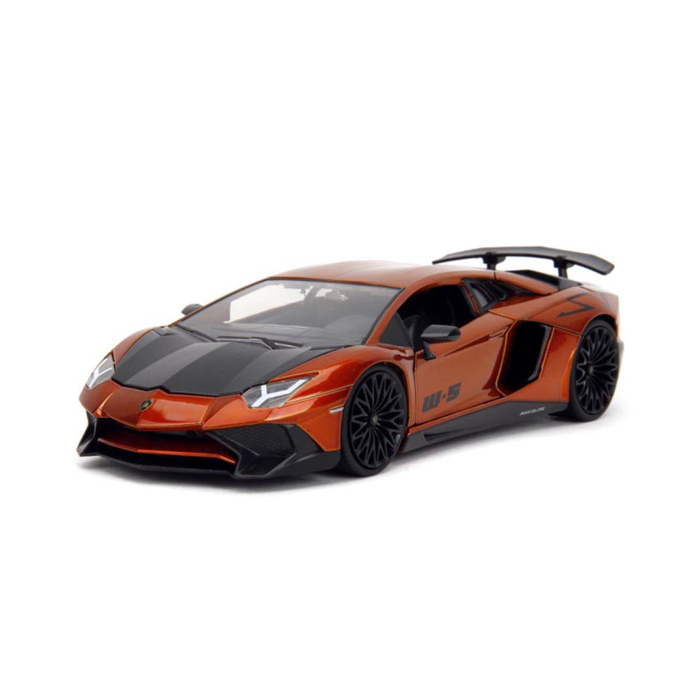 Roze slips Lamborghini Aventador SV 1:24 Voertuig