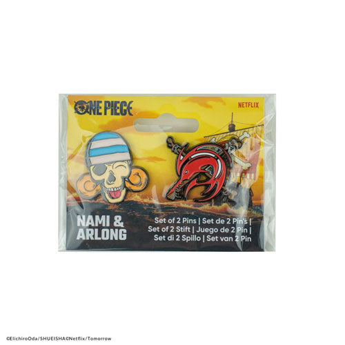 One Piece 2023 Nami & Arlong Set of 2 Pins