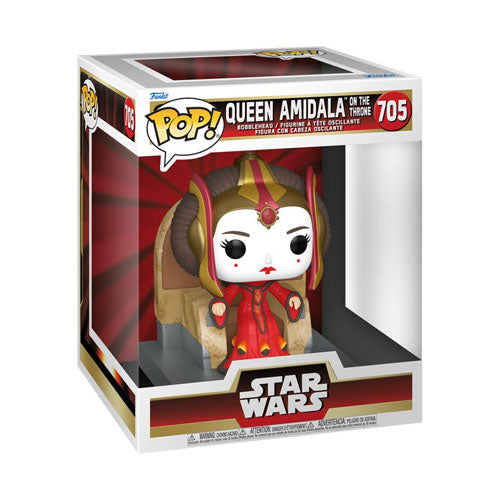 Phantom Menace 25th Annv Queen Amidala on Throne Pop! Deluxe