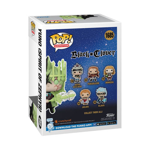 Black Clover Yuno Spirit of Zephyr US Exclusive Pop! Vinyl