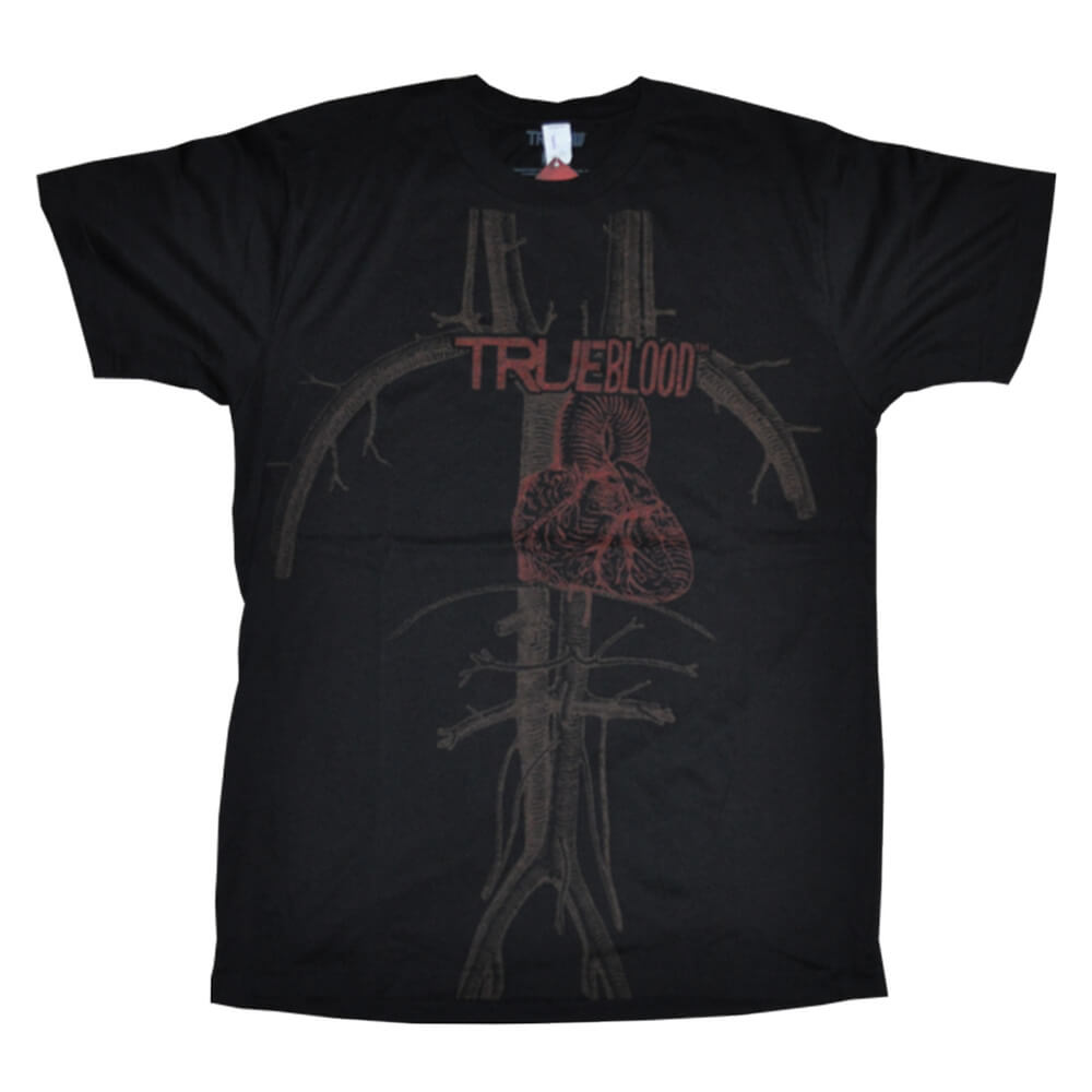 True Blood Heart Logo Camiseta masculina