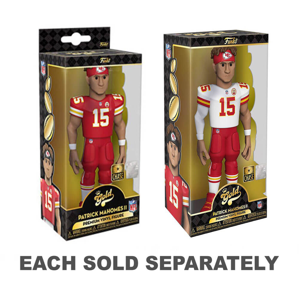 NFL Patrick Mahomes Vinyl Gold Chase Ships 1 in 6