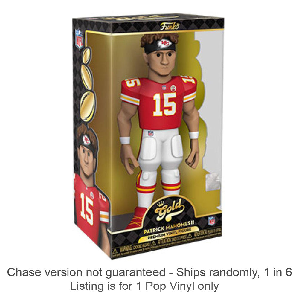 NFL Patrick Mahomes Vinyl Gold Chase Ships 1 sur 6