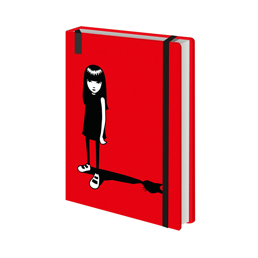 Emily the Strange Cat Shadow Red Premium Notebook