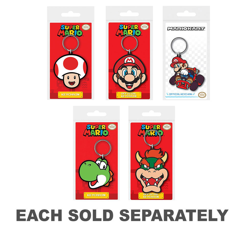 Super Mario Rubber Keyring