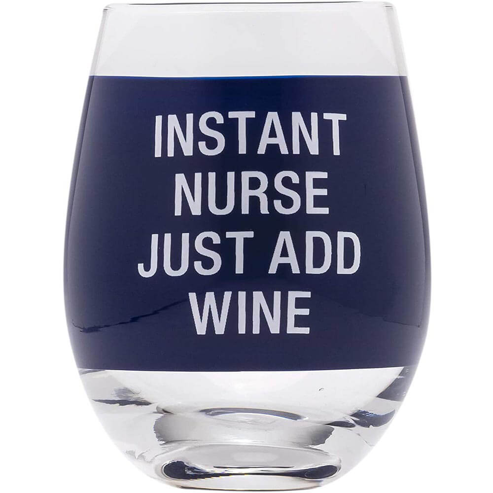 Say What Stemless Wine Glass