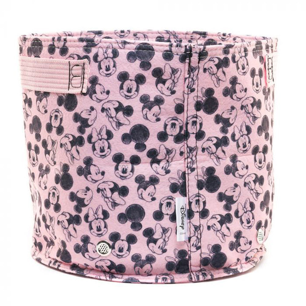 Fabric Mickey & Minnie Mouse Eco Pot Large (Pink)