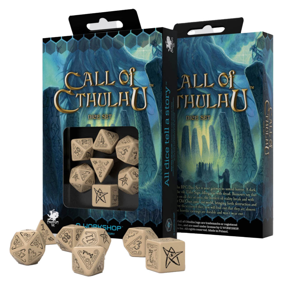 Q CHAMADA DE OFORSO DE CTHULHU DICE SET 7PCS