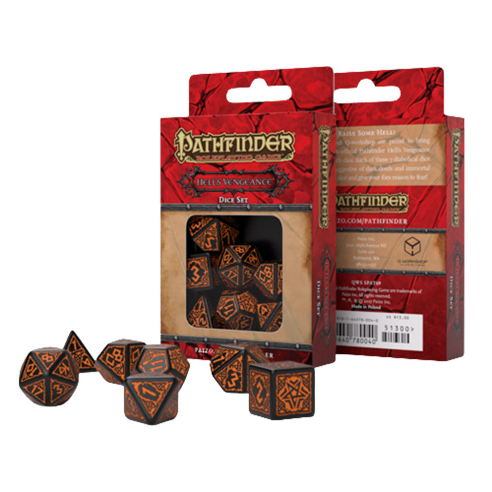 Q Workshop Pathfinder Dice (sett med 7)